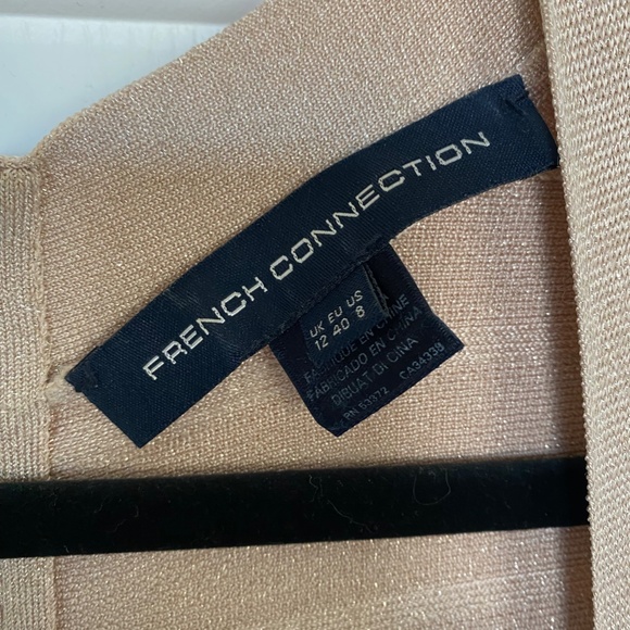 French Connection Pink Sparkly Bodycon Dress - Picture 5 of 6